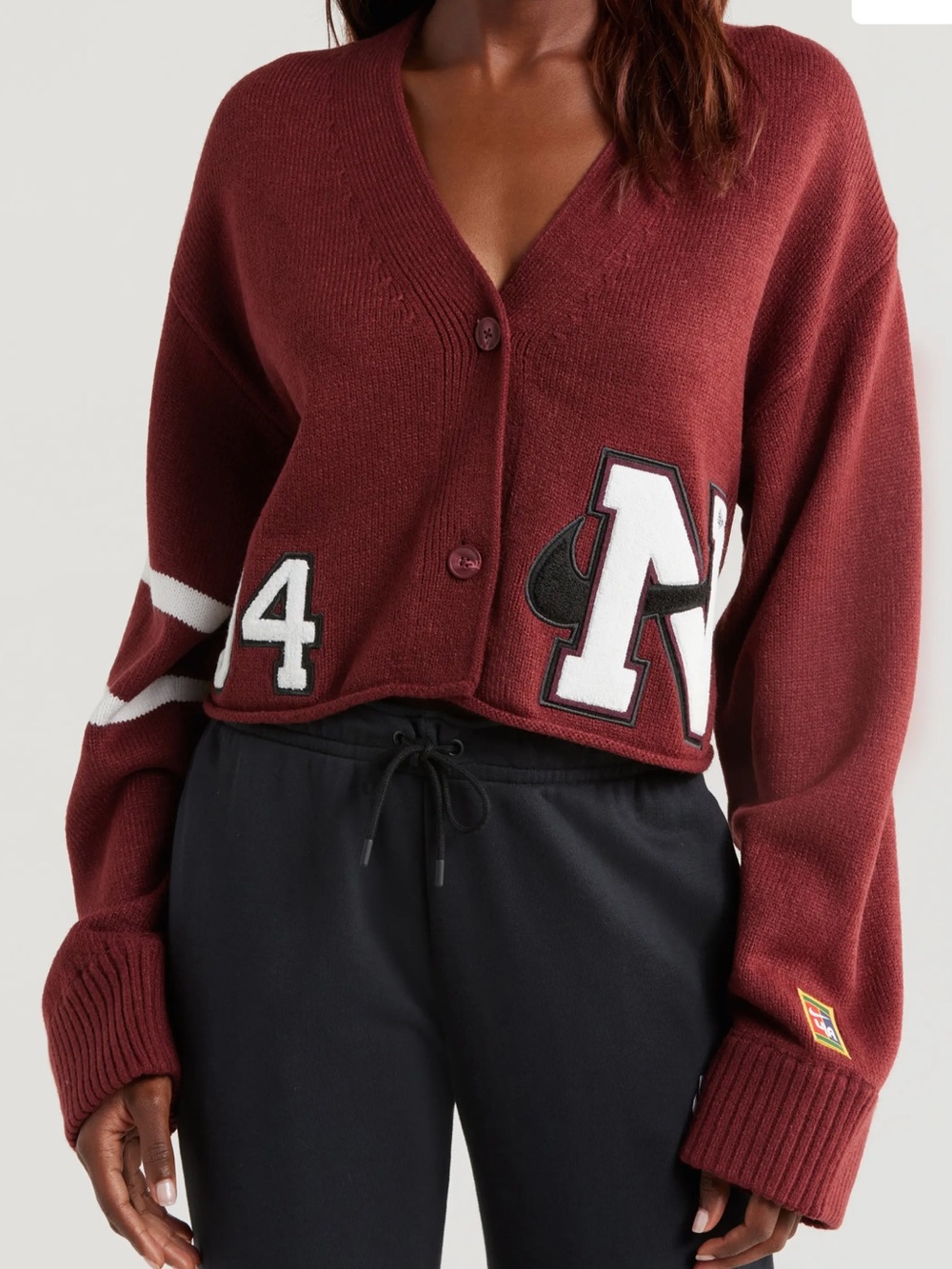 Nike x Yoon Ahn NWT Size XL Sportswear Crop Cardigan